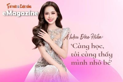 Á hậu Đào Hiền: 'Càng học, tôi càng thấy mình nhỏ bé'
