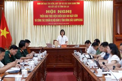 Thực hiện nghiêm túc, thực chất Chiến dịch 500 ngày đêm tìm kiếm, quy tập và xác định danh tính hài cốt liệt sĩ