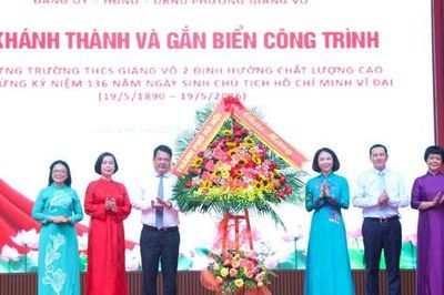 Hà Nội khánh thành trường THCS định hướng chất lượng cao