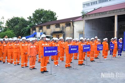 Điện lực Ninh Bình diễn tập phòng chống thiên tai và tìm kiếm cứu nạn năm 2026