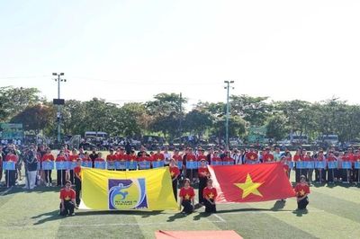 130 đội tham gia giải bóng đá công nhân lao động tỉnh Bắc Ninh lần thứ 2