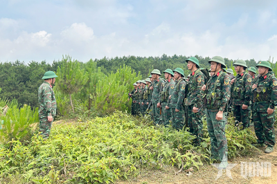 Thái Nguyên: Lực lượng dự bị động viên nỗ lực luyện rèn