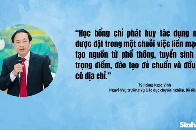 Học bổng phải đi cùng một chuỗi việc