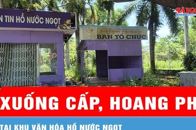 Cần Thơ: Khu văn hóa Hồ Nước Ngọt xuống cấp, hoang phế