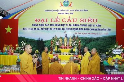 Đại lễ cầu siêu, tưởng niệm các anh hùng liệt sỹ tại Nghĩa trang Liệt sỹ Nầm