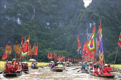 Lễ hội Sắc vàng Tam Cốc mang đậm bản sắc văn hóa nông nghiệp