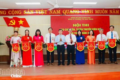 Vòng chung khảo Hội thi Báo cáo viên, tuyên truyền viên giỏi phường Tây Nha Trang lần thứ I