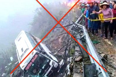 Thông tin 'lật xe khách làm 18 người chết trên đèo Phượng Hoàng' là bịa đặt
