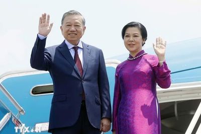 Tổng Bí thư, Chủ tịch nước Tô Lâm và phu nhân lên đường thăm chính thức Thái Lan