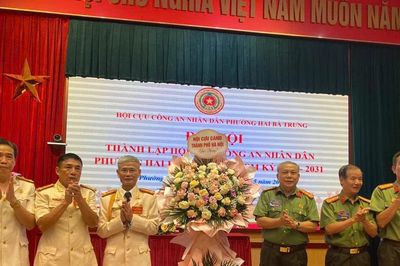 Thành lập Hội Cựu Công an nhân dân phường Hai Bà Trưng