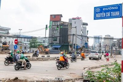 Điều chỉnh tổ chức giao thông nút La Thành-Nguyễn Chí Thanh phục vụ thi công Metro số 5
