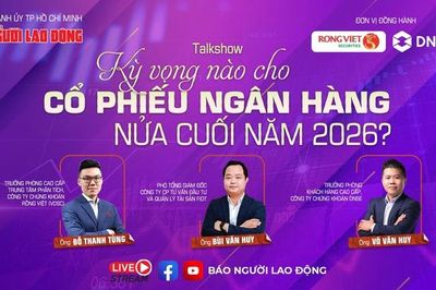 Đang diễn ra talkshow chứng khoán: 'Kỳ vọng nào cho cổ phiếu ngân hàng nửa cuối năm 2026?'