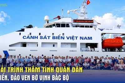 Hải trình thắm tình quân dân biển, đảo ven bờ vịnh Bắc Bộ