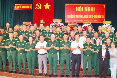 Công bố quyết định thành lập Đoàn Kinh tế - Quốc phòng 719