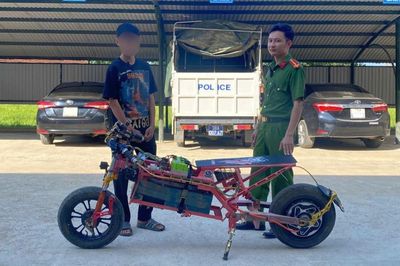 Tịch thu xe điện độ chế
