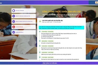 Sở GD&ĐT TPHCM lưu ý phụ huynh tránh sai sót khi đăng ký tuyển sinh đầu cấp