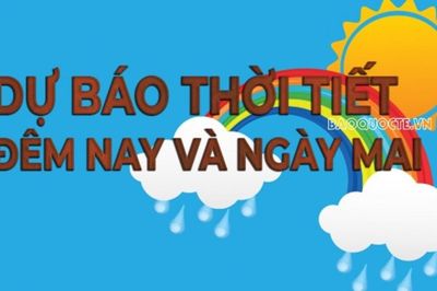 Dự báo thời tiết ngày mai (29/5): Nhiều khu vực chiều tối, đêm mưa rào, dông rải rác, cục bộ mưa to
