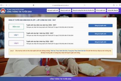 TP HCM mở cổng tuyển sinh đầu cấp: Phụ huynh cần lưu ý gì để tránh sai sót?