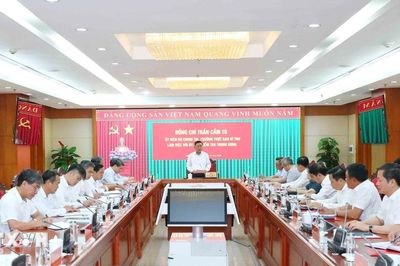 Thường trực Ban Bí thư Trần Cẩm Tú làm việc với Ủy ban Kiểm tra Trung ương