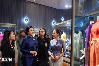 Phu nhân Ngô Phương Ly gặp Phu nhân Thủ tướng Thái Lan Thananon Charnvirakul