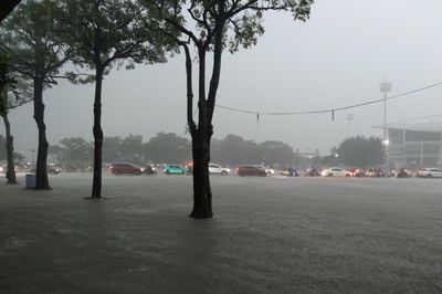 Hà Nội úng ngập cục bộ sau cơn mưa lớn