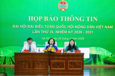 Từ ngày 7 - 8/6 sẽ diễn ra Đại hội đại biểu toàn quốc Hội Nông dân Việt Nam lần thứ IX