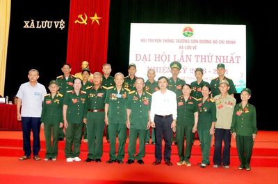 Hội Truyền thống Trường Sơn - Đường Hồ Chí Minh xã Lưu Vệ thực hiện tốt phương châm '3 tốt, 1 không'
