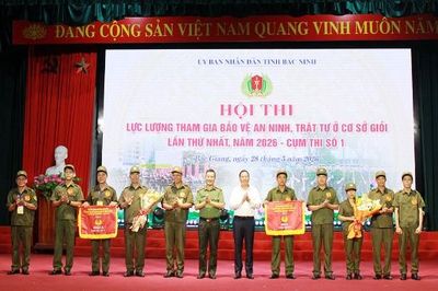 Hội thi an ninh, trật tự cơ sở giỏi: Phường Bắc Giang và Việt Yên cùng giành giải A