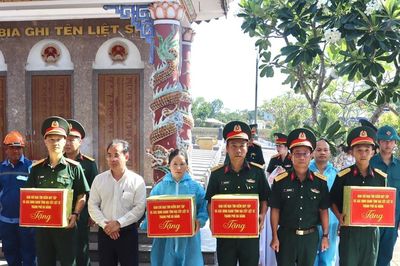 Lấy mẫu, xác định danh tính 291 liệt sĩ tại Nghĩa trang liệt sĩ Hòa Tiến
