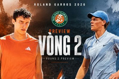 Roland Garros 2026: Jannik Sinner duy trì thế áp đảo, Tsitsipas đối mặt hiểm họa