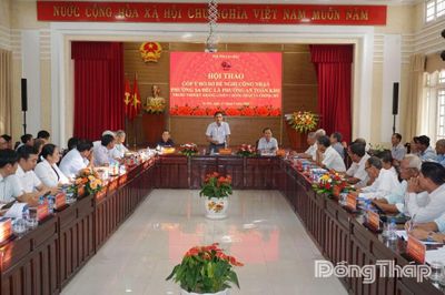 Sa Đéc: Hội thảo góp ý hoàn thiện hồ sơ đề nghị công nhận phường An toàn khu