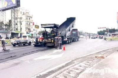 Bảo hành mặt đường vào cầu Rạch Miễu 2: người dân cần theo dõi thông tin điều tiết giao thông