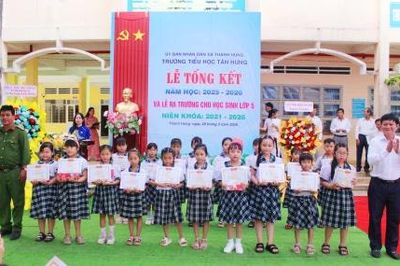 Trường Tiểu học Tân Hưng tổng kết năm học 2025 - 2026