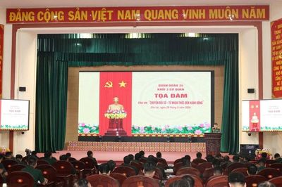 Khối 3 cơ quan thuộc Quân đoàn 34 tọa đàm về chuyển đổi số