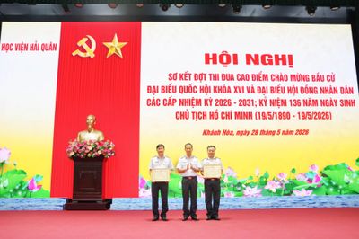 Học viện Hải quân sơ kết đợt thi đua cao điểm