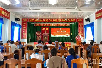 Xã Đại Lãnh tuyên truyền pháp luật về quản lý trật tự xây dựng