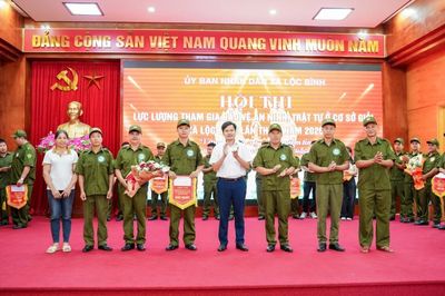 Xã Lộc Bình tổ chức Hội thi lực lượng tham gia bảo vệ an ninh, trật tự cơ sở giỏi năm 2026