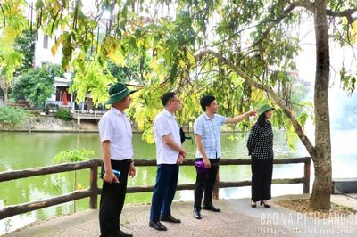 Đoàn giám sát của Thường trực HĐND tỉnh khảo sát tại phường Đông Kinh