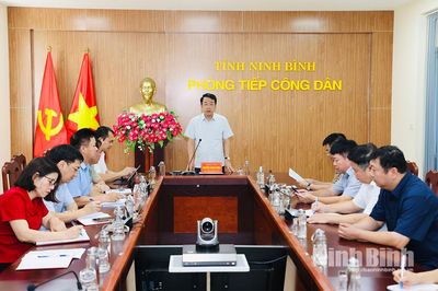 Đồng chí Chủ tịch UBND tỉnh Nguyễn Thanh Bình tiếp công dân định kỳ tháng 5