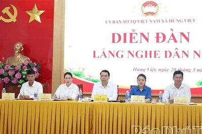 Xã Hùng Việt tổ chức Diễn đàn 'Lắng nghe dân nói'