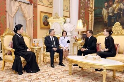 Tổng Bí thư, Chủ tịch nước Tô Lâm và Phu nhân hội kiến Nhà Vua Thái Lan Maha Vajiralongkorn và Hoàng hậu