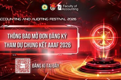 Chính thức mở đơn đăng ký tham dự chung kết Festival Kế toán Kiểm toán 2026