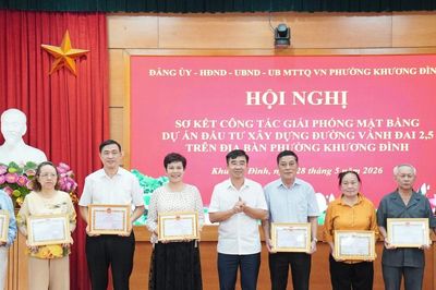 Hà Nội: Phường Khương Đình lấy sự hài lòng của nhân dân làm thước đo cho hiệu quả công tác giải phóng mặt bằng