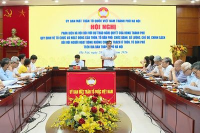 Hà Nội đề xuất tối đa 5 người hoạt động không chuyên trách mỗi thôn