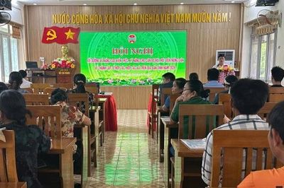 Tập huấn nâng cao kiến thức, kỹ năng thành lập tổ hợp tác, hợp tác xã cho 60 hội viên nông dân xã Thông Nông