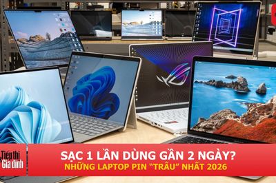 3 mẫu laptop pin 'trâu' đáng chú ý nhất năm 2026