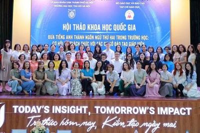 Thúc đẩy hành trình đưa tiếng Anh thành ngôn ngữ thứ hai trong trường học