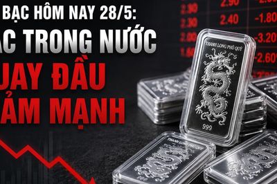 Giá bạc hôm nay 28/5: Bạc Phú Quý, Doji, Ancarat, Sacombank-SBJ bất ngờ giảm mạnh
