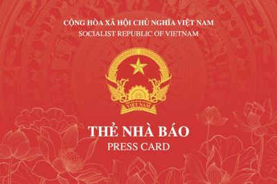 Thẻ nhà báo 2026 sẽ có mã QR xác thực thông tin thời gian thực