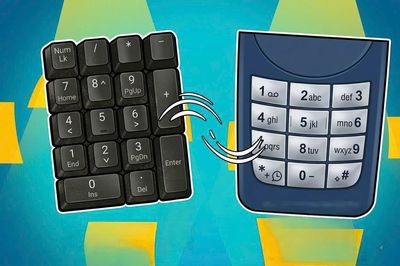Tại sao hàng số 123 trên bàn phím điện thoại và máy tính ngược nhau?
